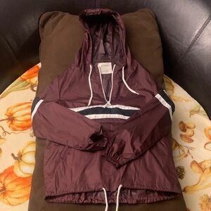 Zine Clothing Maroon Hooded Jacket
